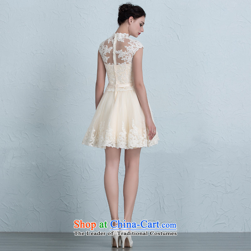 There is a stylish wedding dresses 2015 new short) bridesmaid service banquet evening dresses lace Sau San champagne color 2 code, HOC , , , shopping on the Internet