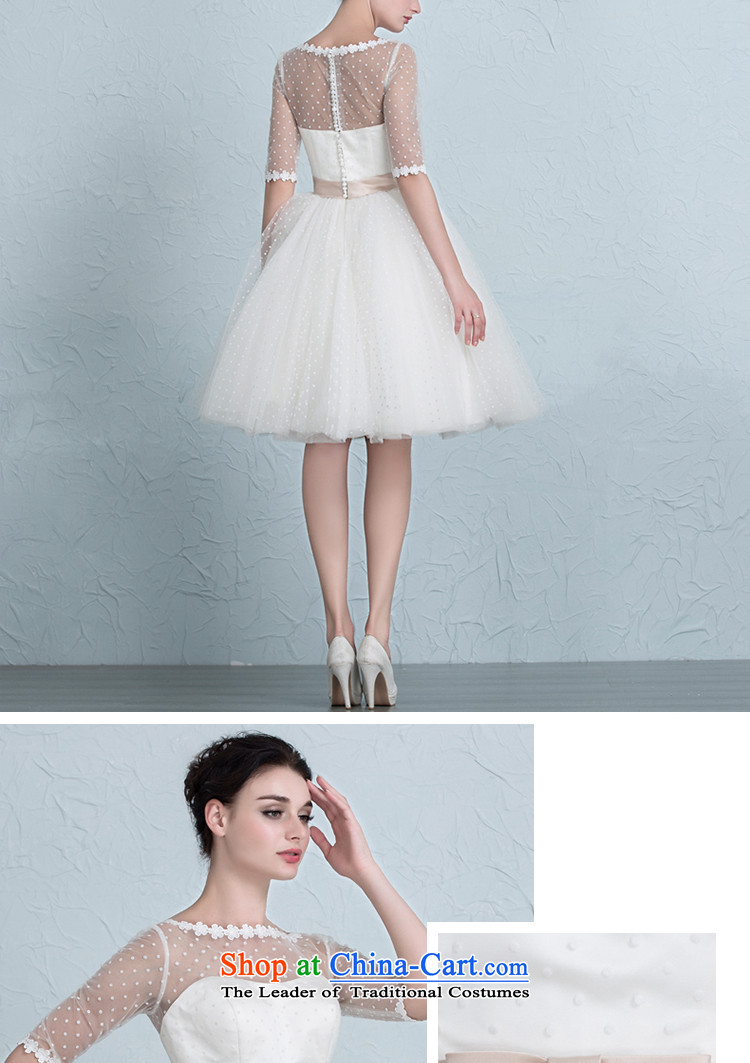 There is a new 2015 Gigi Lai Yuk-Wedding Dress Short Wave) point bridesmaid service banquet dinner dress in lace white 2 code picture sleeves, prices, brand platters! The elections are supplied in the national character of distribution, so action, buy now enjoy more preferential! As soon as possible.