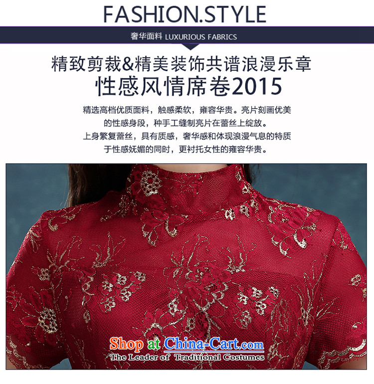 The Korean version of the divas autumn 2015 New Evening Dress Short of Red Dress Top Loin reception Sau San dress autumn dresses Top Loin bon bon skirt small dress dark red M picture, prices, brand platters! The elections are supplied in the national character of distribution, so action, buy now enjoy more preferential! As soon as possible.