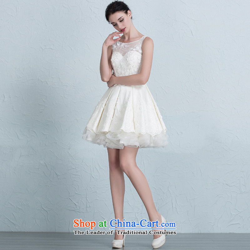 There is located at Ewha interpretation from 2015 autumn and winter new wedding dresses lace wiping the chest short) bridesmaid service banquet dinner dress code 6 champagne color, HOC , , , shopping on the Internet