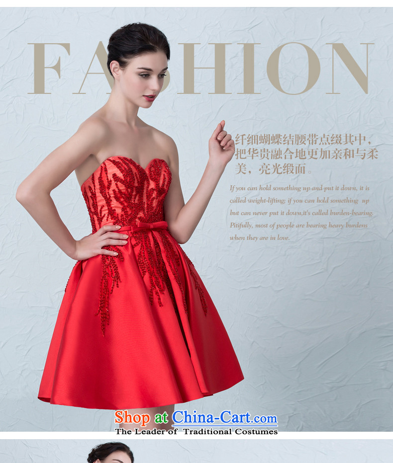 There is a warm 2015 new wedding dresses short bridesmaid bride services, bows to wipe the chest lace Sau San Evening Dress Code Red 8 pictures, prices, brand platters! The elections are supplied in the national character of distribution, so action, buy now enjoy more preferential! As soon as possible.