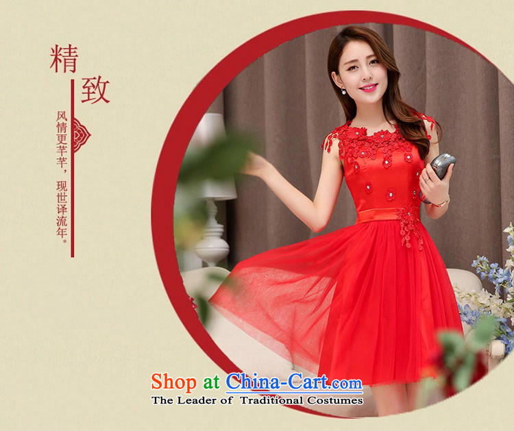 2015 Autumn and winter, large red lace round-neck collar bridal dresses Sau San Video Foutune of dress thin lace princess bride adorned with flowers skirt bon bon Skirts 1 RED M picture, prices, brand platters! The elections are supplied in the national character of distribution, so action, buy now enjoy more preferential! As soon as possible.