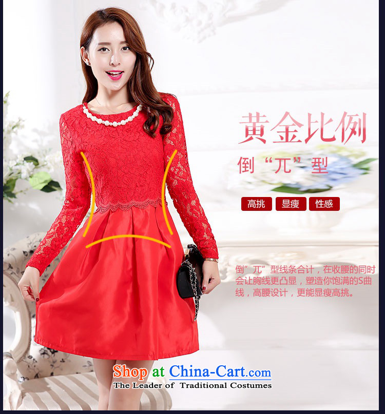 2015 Autumn and Winter Ms. new large red bridal dresses evening dresses bon bon skirt lace hook flower bows to Sau San video thin bridesmaid wedding dresses snapshot service 1 red XXXL picture, prices, brand platters! The elections are supplied in the national character of distribution, so action, buy now enjoy more preferential! As soon as possible.