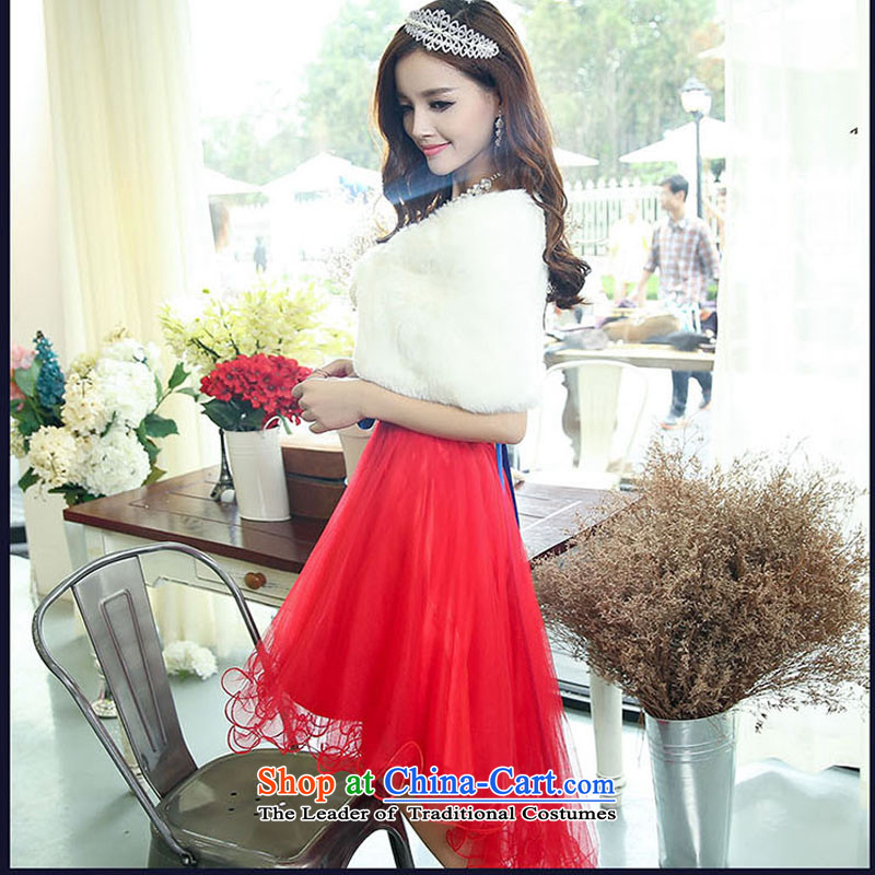 According to the new Lok Wei front stub long after wiping the chest crowsfoot wedding bows services bon bon skirt 2015 marriages evening dresses lace purple dress bridesmaid dresses blue and red. Ms Audrey Eu Lok (XL, veleey) , , , shopping on the Internet