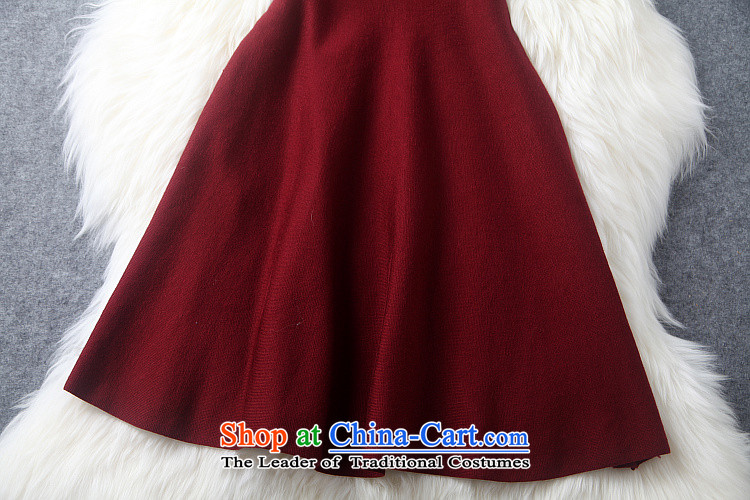 Load New caynova2015 autumn WESTERN ELEGANCE Heavy Industry of booking of Pearl River Delta jersey dresses skirts Sau San Red S picture, prices, brand platters! The elections are supplied in the national character of distribution, so action, buy now enjoy more preferential! As soon as possible.