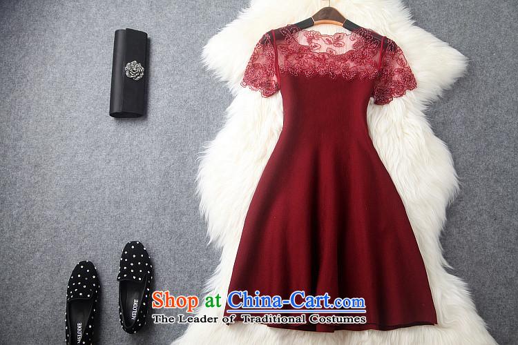 Load New caynova2015 autumn WESTERN ELEGANCE Heavy Industry of booking of Pearl River Delta jersey dresses skirts Sau San Red S picture, prices, brand platters! The elections are supplied in the national character of distribution, so action, buy now enjoy more preferential! As soon as possible.