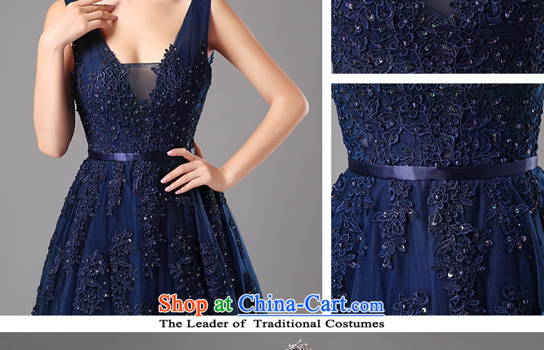 Jacob Chan evening dresses long nights annual chairpersons dress small trailing the new 2015 Autumn and Winter Female sense lace navy S picture, prices, brand platters! The elections are supplied in the national character of distribution, so action, buy now enjoy more preferential! As soon as possible.
