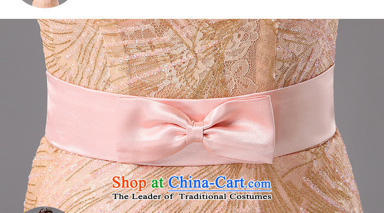 Jacob Chan moderator dress long new 2015 autumn and winter Sau San video lace thin small trailing bridesmaid to serve evening dress orange pink S picture, prices, brand platters! The elections are supplied in the national character of distribution, so action, buy now enjoy more preferential! As soon as possible.