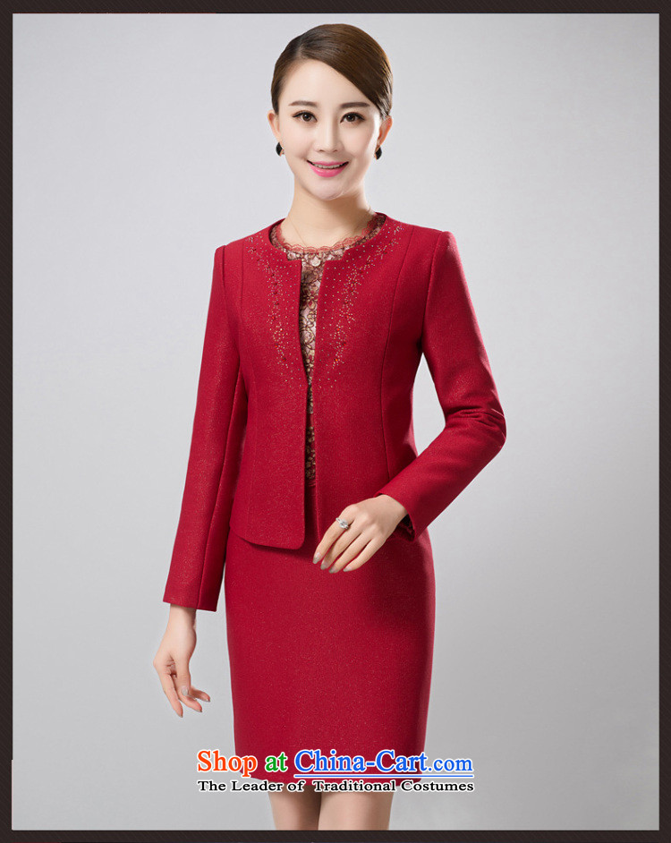 The poem Kou  2015 wedding package install MOM two kits for middle-aged jacket wedding dresses female red 3XL picture, prices, brand platters! The elections are supplied in the national character of distribution, so action, buy now enjoy more preferential! As soon as possible.
