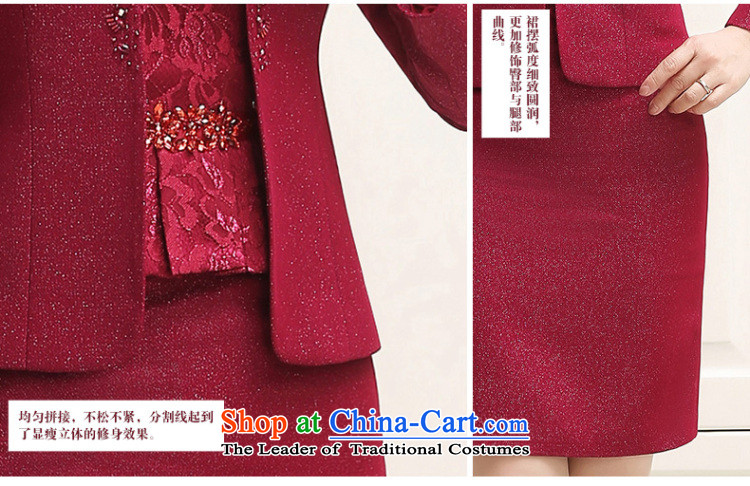 The poem Kou  2015 autumn and winter wedding in MOM older large wedding feast marriage mother-dress Ying Red 4XL Photo, prices, brand platters! The elections are supplied in the national character of distribution, so action, buy now enjoy more preferential! As soon as possible.