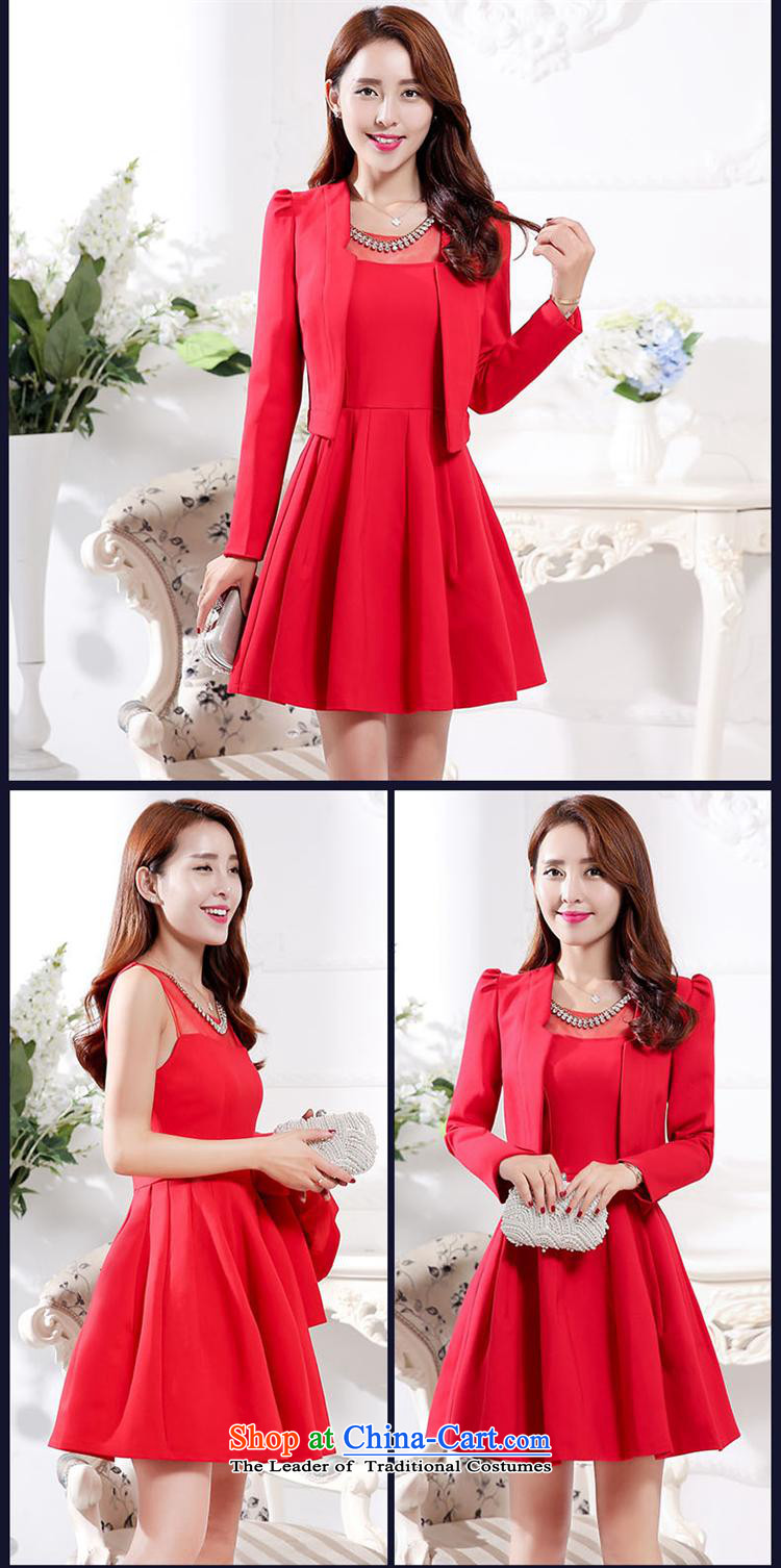 Ms Rebecca Pun stylish shops fall and winter red dress girl brides wedding dress bows services Back to Top Loin Mun two kits long-sleeved red XXL picture, prices, brand platters! The elections are supplied in the national character of distribution, so action, buy now enjoy more preferential! As soon as possible.