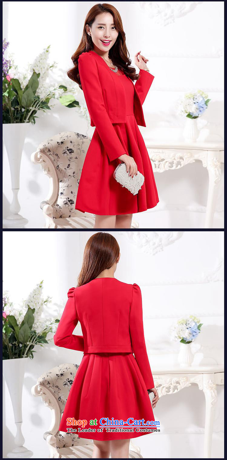 Ms Rebecca Pun stylish shops fall and winter red dress girl brides wedding dress bows services Back to Top Loin Mun two kits long-sleeved red XXL picture, prices, brand platters! The elections are supplied in the national character of distribution, so action, buy now enjoy more preferential! As soon as possible.