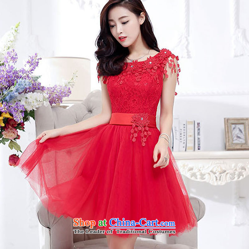 The bride services dress bows 2015 new booking wedding dress bridesmaid to skirt wedding red autumn rice white L, Bailey, , , , shopping on the Internet