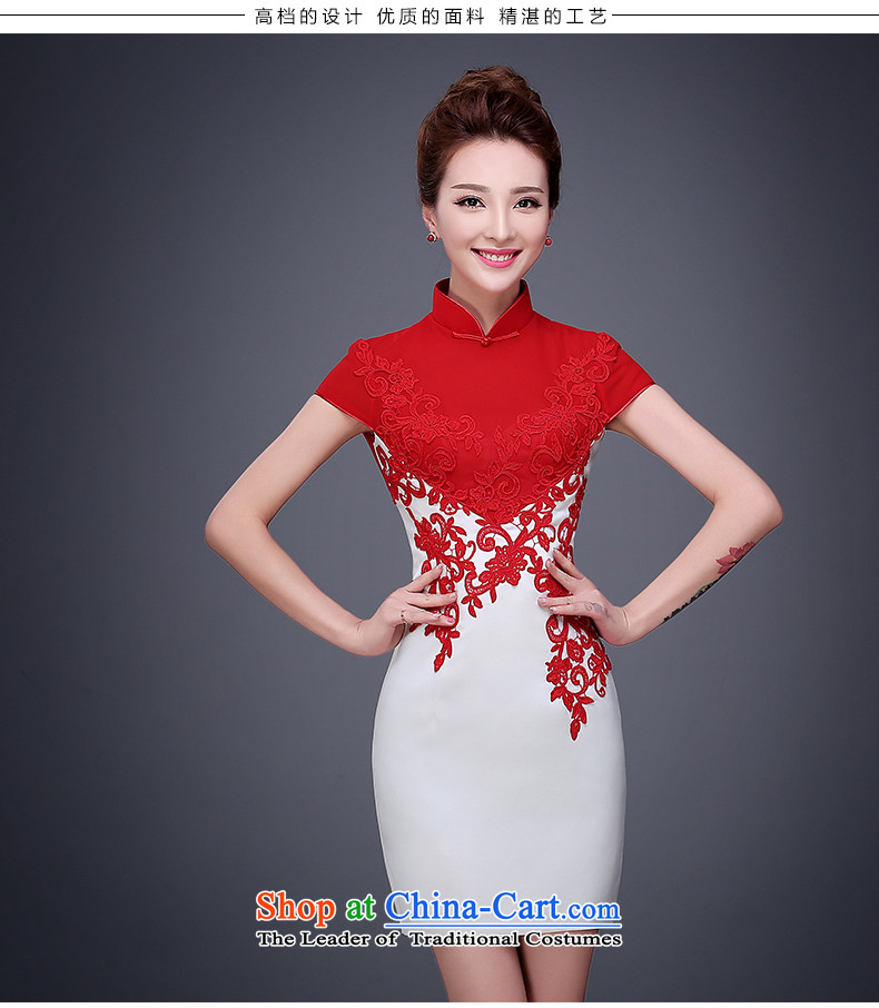 Toasting champagne bride services 2015 new marriage cheongsam dress fall short of the improved wedding replacing Chinese Dress Red Female Red L picture, prices, brand platters! The elections are supplied in the national character of distribution, so action, buy now enjoy more preferential! As soon as possible.