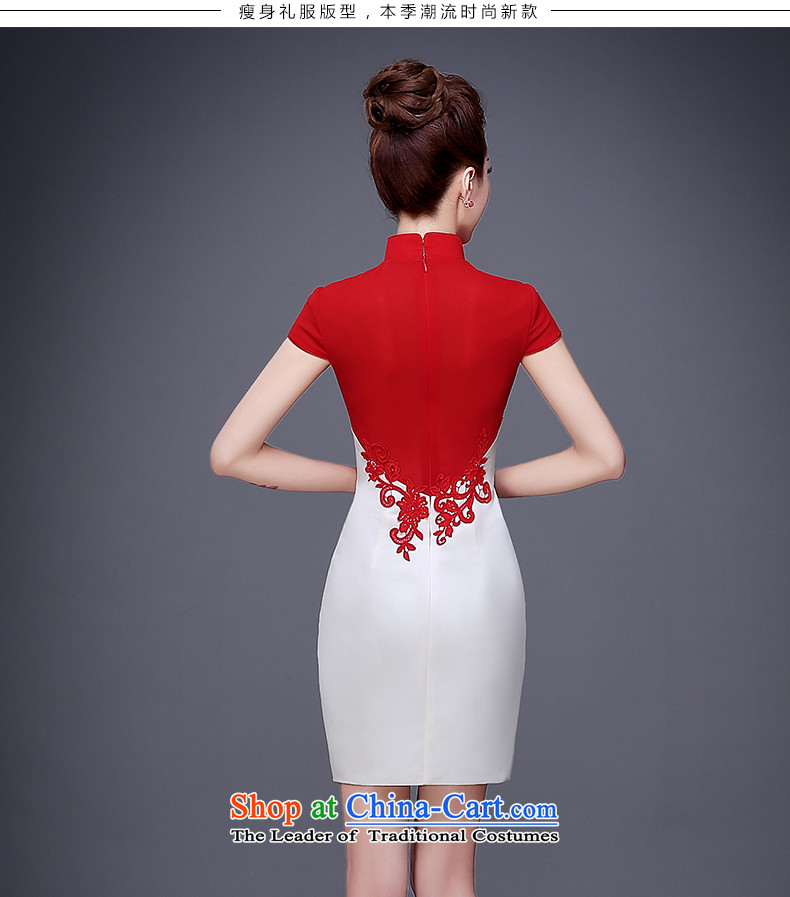 Toasting champagne bride services 2015 new marriage cheongsam dress fall short of the improved wedding replacing Chinese Dress Red Female Red L picture, prices, brand platters! The elections are supplied in the national character of distribution, so action, buy now enjoy more preferential! As soon as possible.