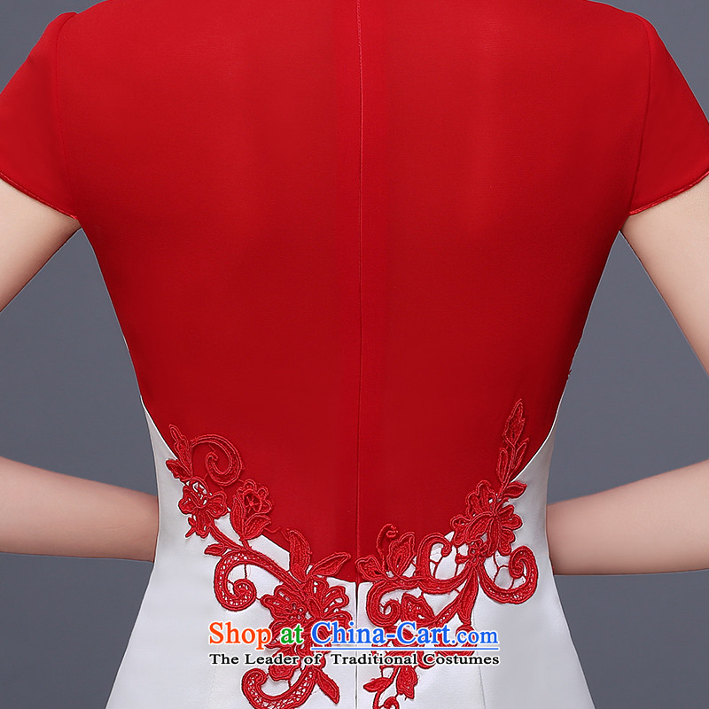 Toasting champagne bride services 2015 new marriage cheongsam dress fall short of the improved wedding replacing Chinese Dress red red , L Ting female Beverly (tingbeier) , , , shopping on the Internet