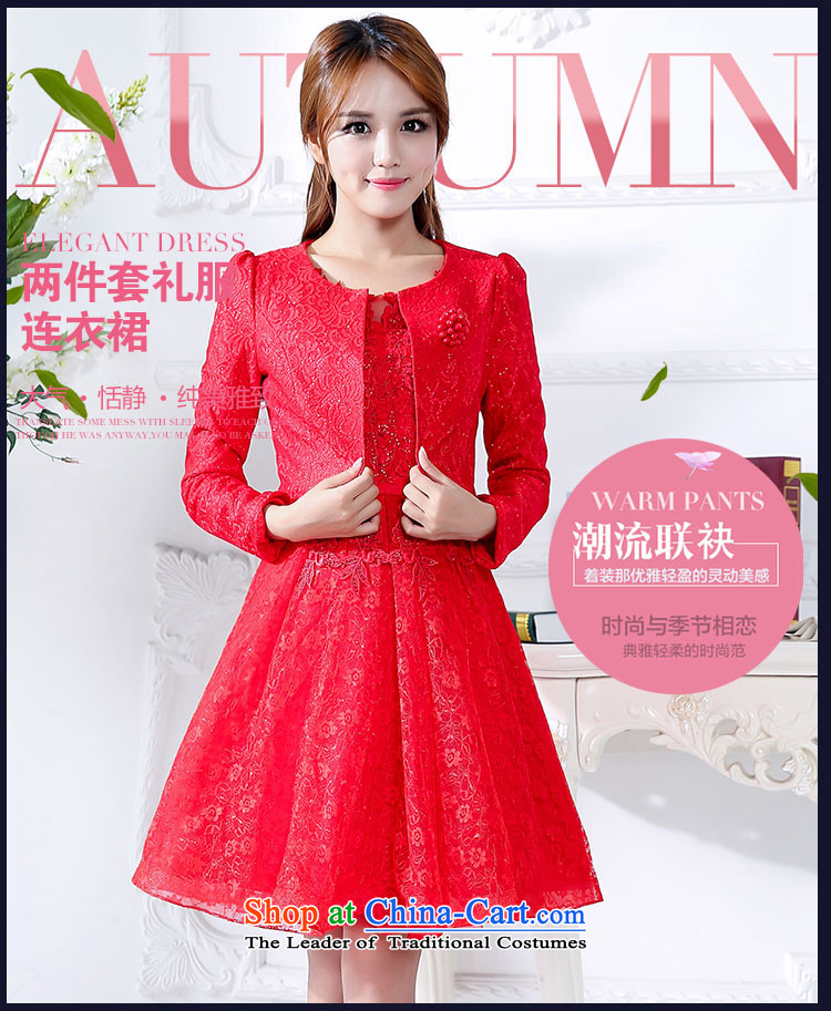The new 2015 Autumn BVANE load service back to the gate Little bows dress girl will Korean dress jacket red  (two kit) XL Photo, prices, brand platters! The elections are supplied in the national character of distribution, so action, buy now enjoy more preferential! As soon as possible.