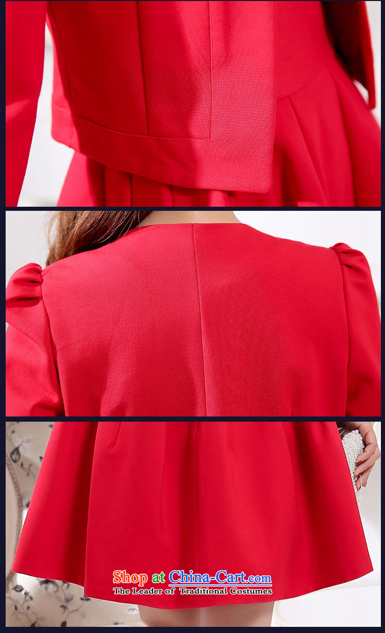 The new 2015 Autumn BVANE replacing bride services back door small bows dress jacket was renovated late female dresses red  (two kit) M picture, prices, brand platters! The elections are supplied in the national character of distribution, so action, buy now enjoy more preferential! As soon as possible.