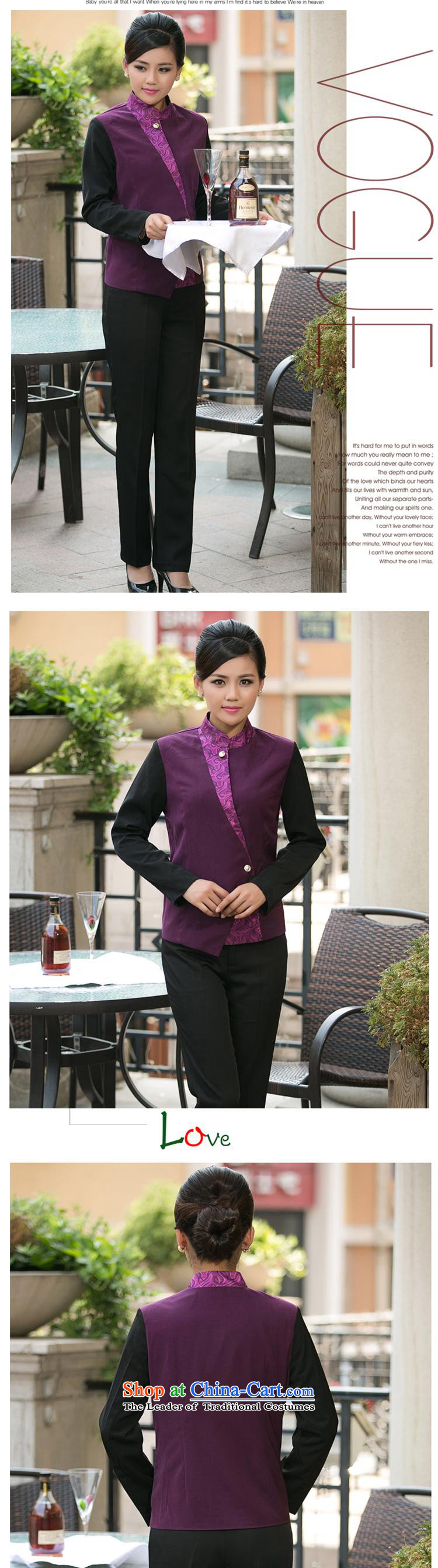 The Secretary for Health related shops restaurants cafe restaurant * attendants workwear women autumn and winter overalls long-sleeved shirts) Purple (female XXL picture, prices, brand platters! The elections are supplied in the national character of distribution, so action, buy now enjoy more preferential! As soon as possible.
