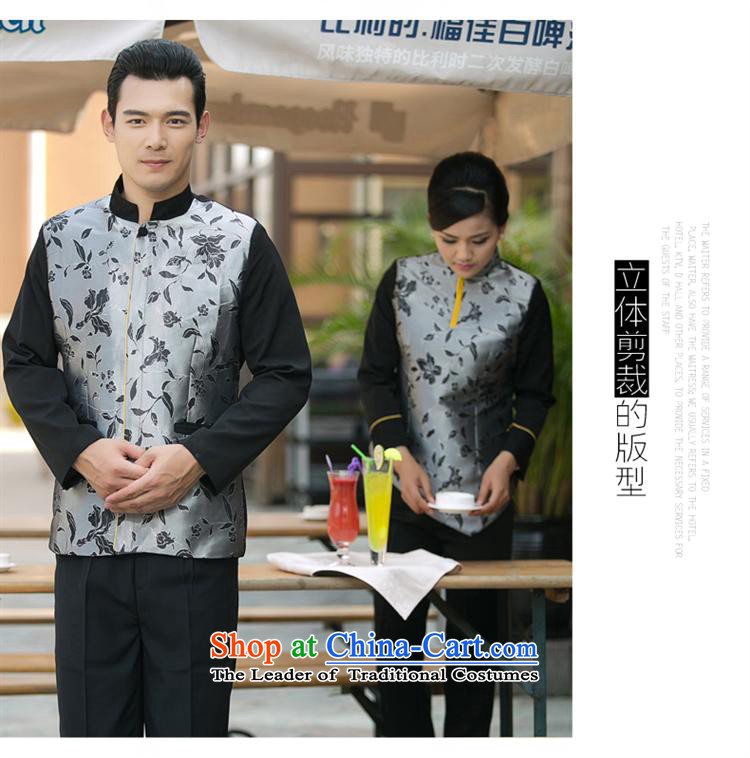 The Secretary for Health related shops * hotel restaurant staff long-sleeved clothing men and women work for autumn and winter clothing Hot Pot Restaurant in female Silver (T-shirt) XL Photo, prices, brand platters! The elections are supplied in the national character of distribution, so action, buy now enjoy more preferential! As soon as possible.