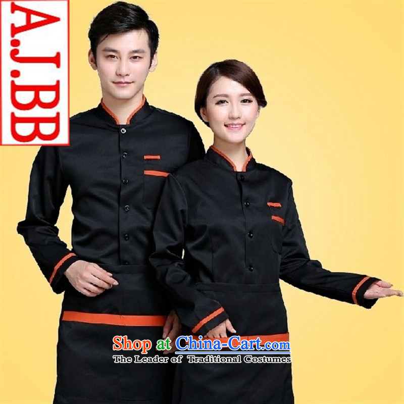 The Secretary for Health related shops * hotel restaurant Cafe cakes pastries, kitchen workwear autumn and winter long-sleeved T-shirt (black women men) XL,A.J.BB,,, shopping on the Internet