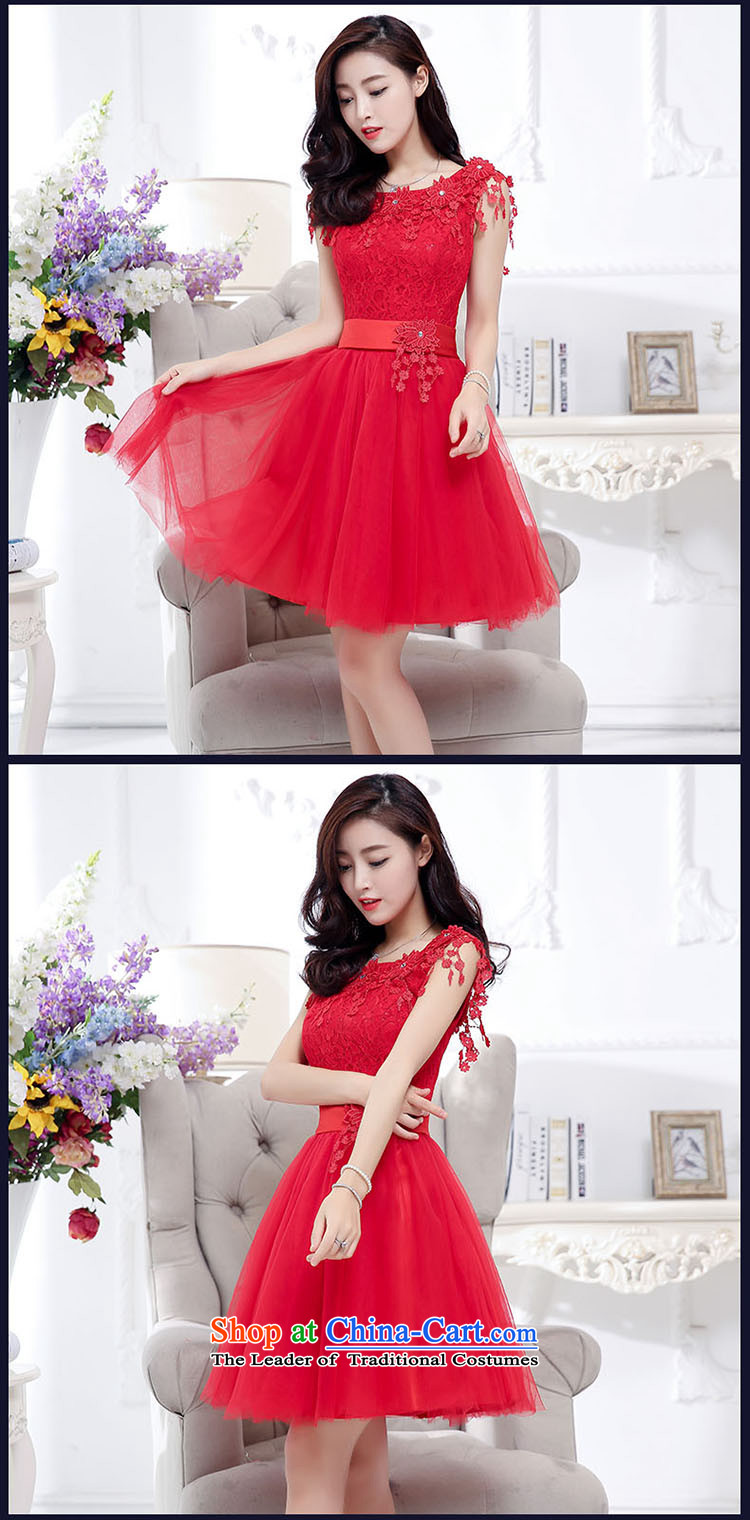 The buds of 2015 autumn and winter, the new bride bows to classic with floral decorations round-neck collar sleeveless tether bridesmaid dress gauze bon bon skirt m White M picture, prices, brand platters! The elections are supplied in the national character of distribution, so action, buy now enjoy more preferential! As soon as possible.