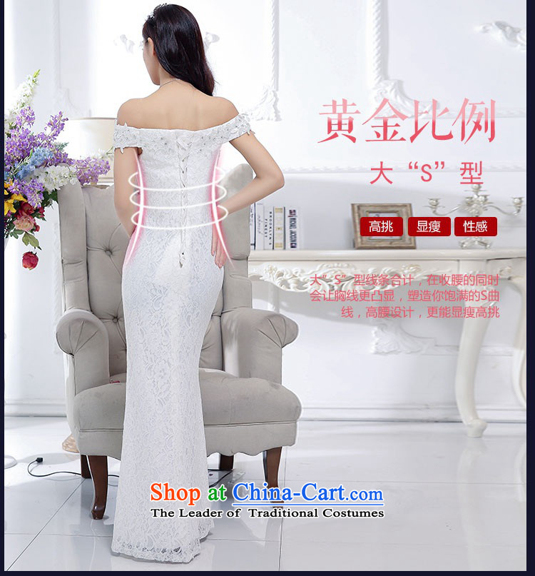 2015 Autumn and Winter Ms. new trendy first field shoulder and chest crowsfoot dresses dress kit temperament gentlewoman Sau San video thin lace long skirt rabbit woolen shawl two kits wedding + shawl S picture, prices, brand platters! The elections are supplied in the national character of distribution, so action, buy now enjoy more preferential! As soon as possible.