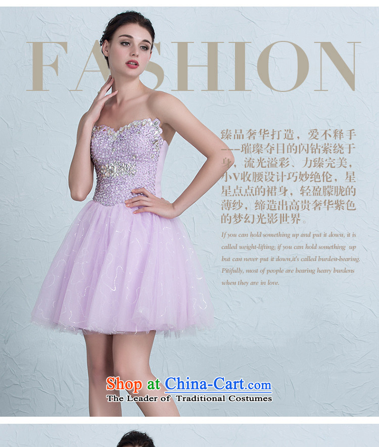 There is a first star on the new Wedding Dress Short skirts, bridesmaid straps and chest lace evening dress with a light purple 4 pictures, prices, brand platters! The elections are supplied in the national character of distribution, so action, buy now enjoy more preferential! As soon as possible.