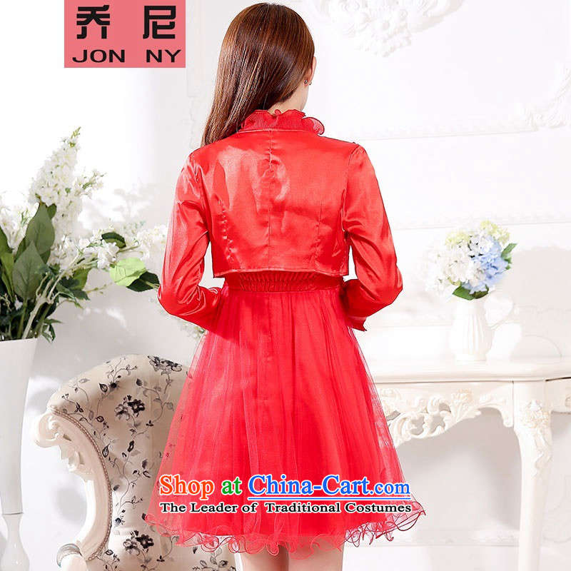 Wedding dress autumn 2015 new improved stylish qipao bride bows to marry bridesmaid service back to the door to M CIONI (NY) JON shopping on the Internet has been pressed.
