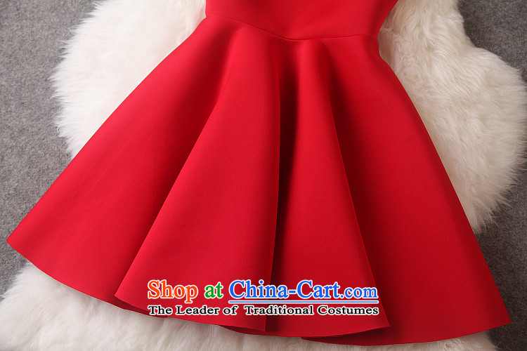 The United States was even smaller brides Connie 2015 annual service space cotton dress vest skirt larger autumn and winter dresses red S picture, prices, brand platters! The elections are supplied in the national character of distribution, so action, buy now enjoy more preferential! As soon as possible.