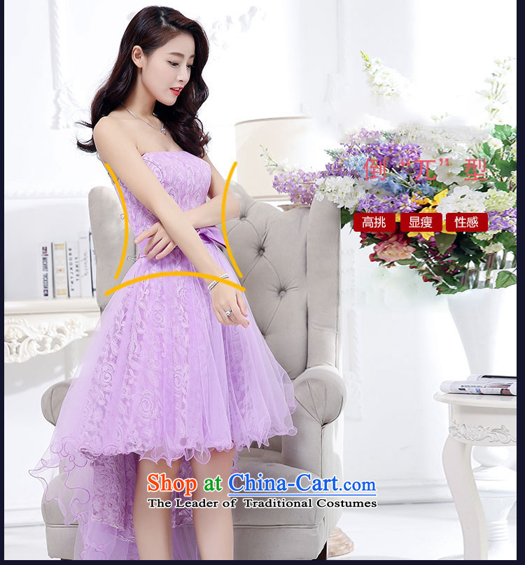 El ink Joseph white dresses in bridesmaid long 2015 Fall/Winter Collections bride bows services for winter female purple  M picture, prices, brand platters! The elections are supplied in the national character of distribution, so action, buy now enjoy more preferential! As soon as possible.