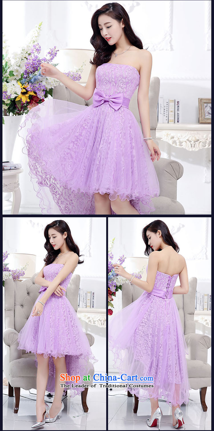 El ink Joseph white dresses in bridesmaid long 2015 Fall/Winter Collections bride bows services for winter female purple  M picture, prices, brand platters! The elections are supplied in the national character of distribution, so action, buy now enjoy more preferential! As soon as possible.