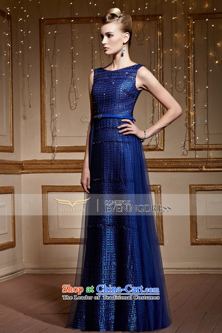 Creative New stylish 2015 FOX shoulders banquet evening dresses Sau San long evening drink services under the auspices of the annual session of the girl will dress 31006 Blue M picture, prices, brand platters! The elections are supplied in the national character of distribution, so action, buy now enjoy more preferential! As soon as possible.
