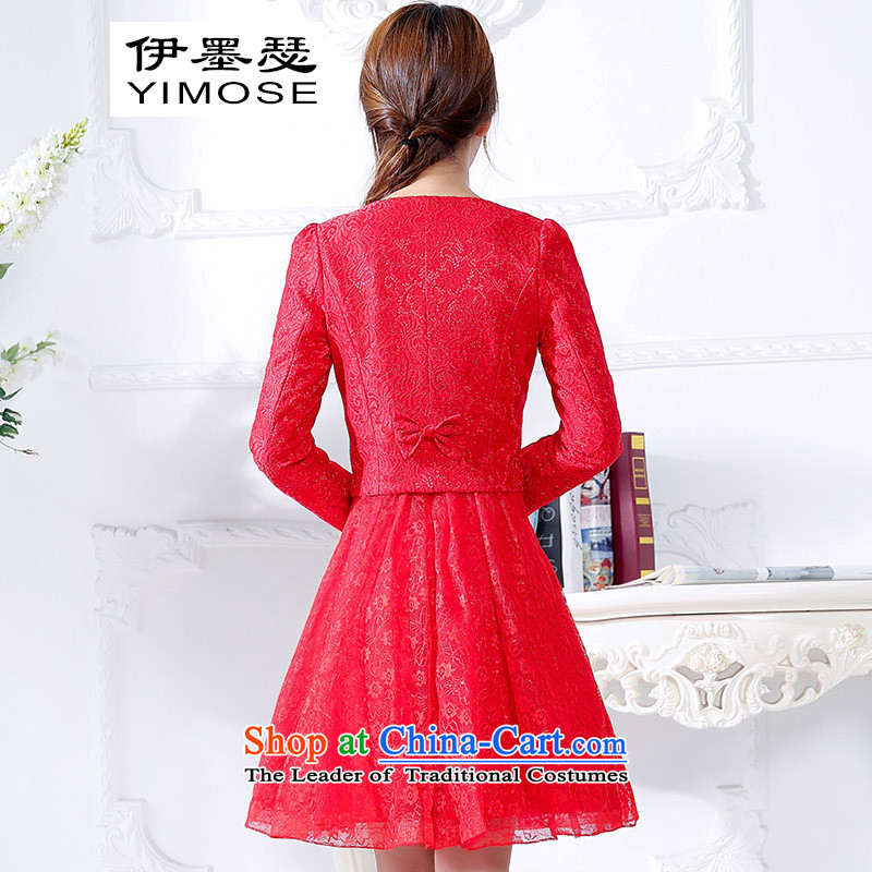 El ink Joseph bridesmaid services 2015 wedding dress skirt bows women serving short, bridal dresses red , red ink has been pressed Joseph XL, online shopping