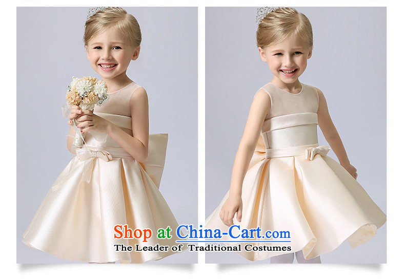 The Syrian children and of children's wear dresses time princess skirt female Flower Girls dress girls dress bon bon skirt autumn and winter children wedding will wedding dress skirt evening dinner show light champagne color M picture, prices, brand platters! The elections are supplied in the national character of distribution, so action, buy now enjoy more preferential! As soon as possible.