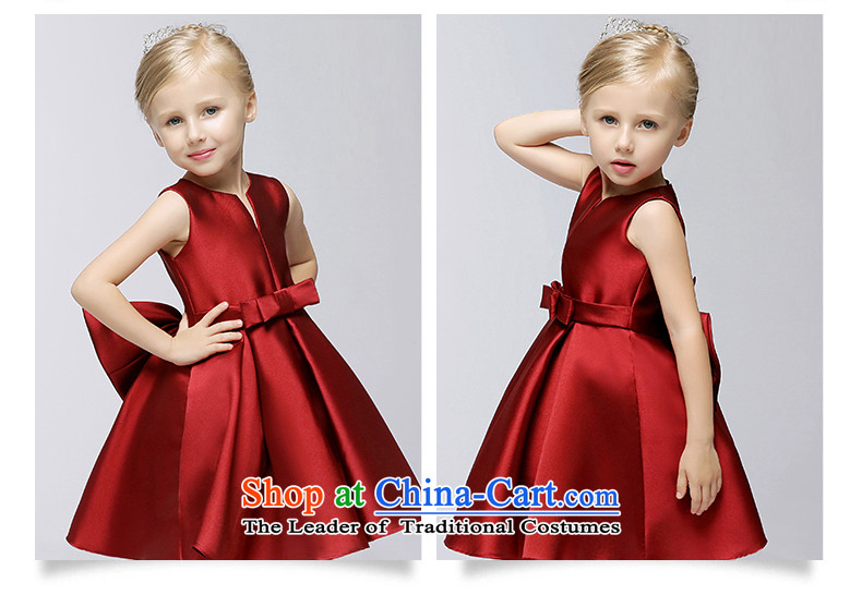 Time female Syrian Flower Girls dress child birth attendants will dress banquet wine red wedding flower girls wedding flower show services skirt deep red 120CM photo, prices, brand platters! The elections are supplied in the national character of distribution, so action, buy now enjoy more preferential! As soon as possible.