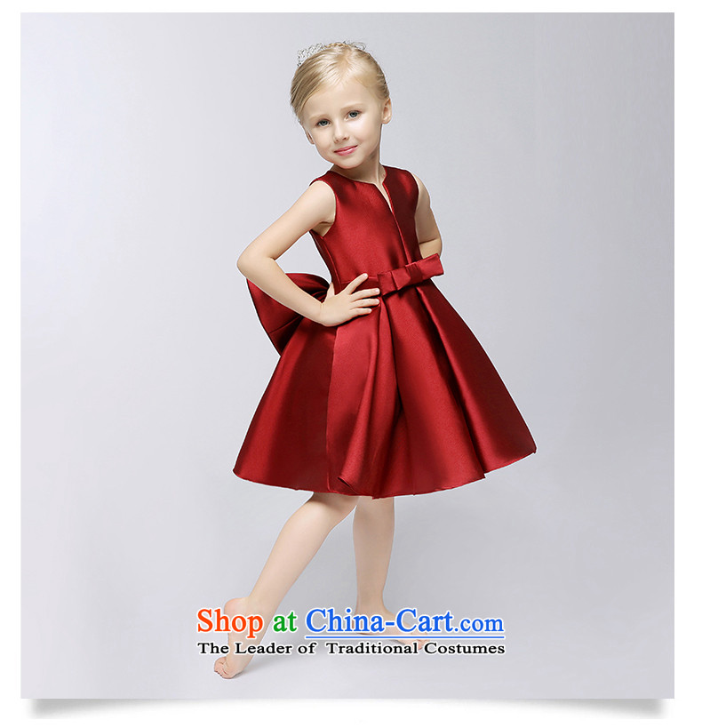 Time female Syrian Flower Girls dress child birth attendants will dress banquet wine red wedding flower girls wedding flower show services skirt deep red 120CM photo, prices, brand platters! The elections are supplied in the national character of distribution, so action, buy now enjoy more preferential! As soon as possible.