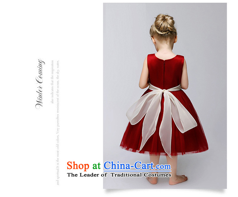 The Syrian children will stay during the spring and autumn flower girl children dress wedding girls bows to the princess skirt bon bon skirt girls show skirt banquet dance skirt wine red 140CM photo, prices, brand platters! The elections are supplied in the national character of distribution, so action, buy now enjoy more preferential! As soon as possible.