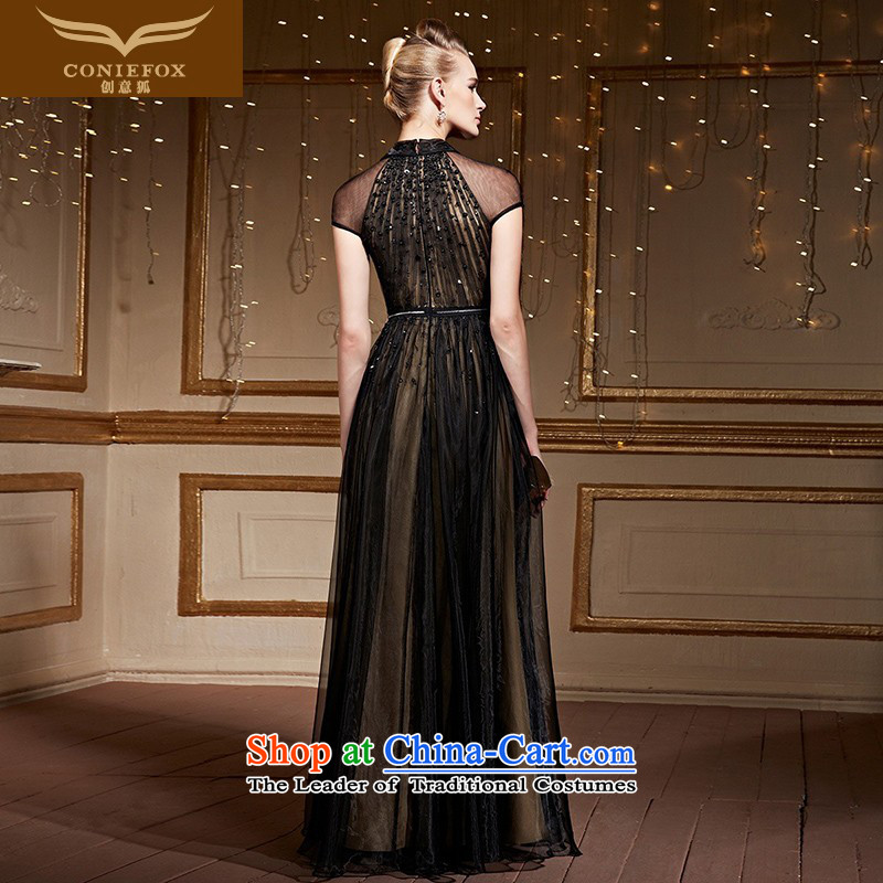 The kitsune 2015 autumn and winter creative new lace package shoulder dress banquet hosted long dresses Sau San girl will evening dresses 31019 color pictures , creative pre-sale M Fox (coniefox) , , , shopping on the Internet