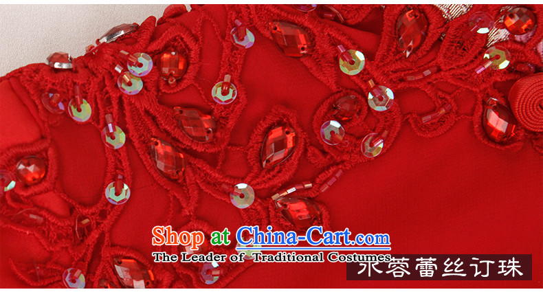 Butterfly Lovers 2015 Autumn New, wedding dresses red bows Tang dynasty service marriage two kits cheongsam dress red - pre-sale 7 days L pictures, prices, brand platters! The elections are supplied in the national character of distribution, so action, buy now enjoy more preferential! As soon as possible.