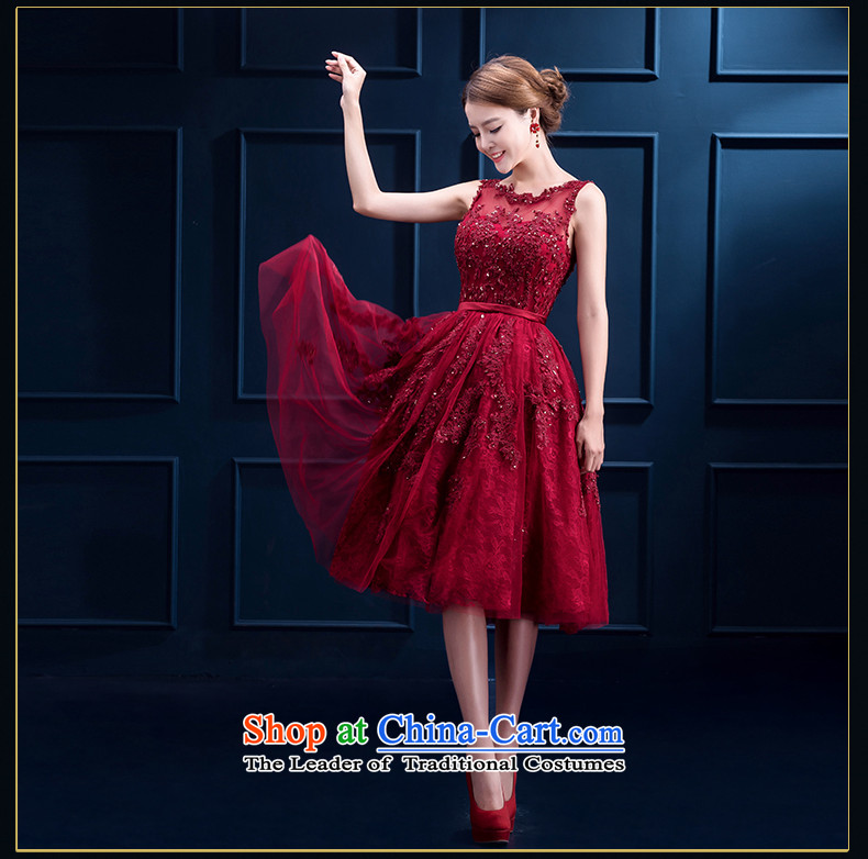 However Services 2015 autumn and winter new wine red lace in long bows dress marriages Red Dress Sau San wine red S picture, prices, brand platters! The elections are supplied in the national character of distribution, so action, buy now enjoy more preferential! As soon as possible.