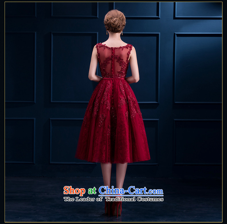 However Services 2015 autumn and winter new wine red lace in long bows dress marriages Red Dress Sau San wine red S picture, prices, brand platters! The elections are supplied in the national character of distribution, so action, buy now enjoy more preferential! As soon as possible.