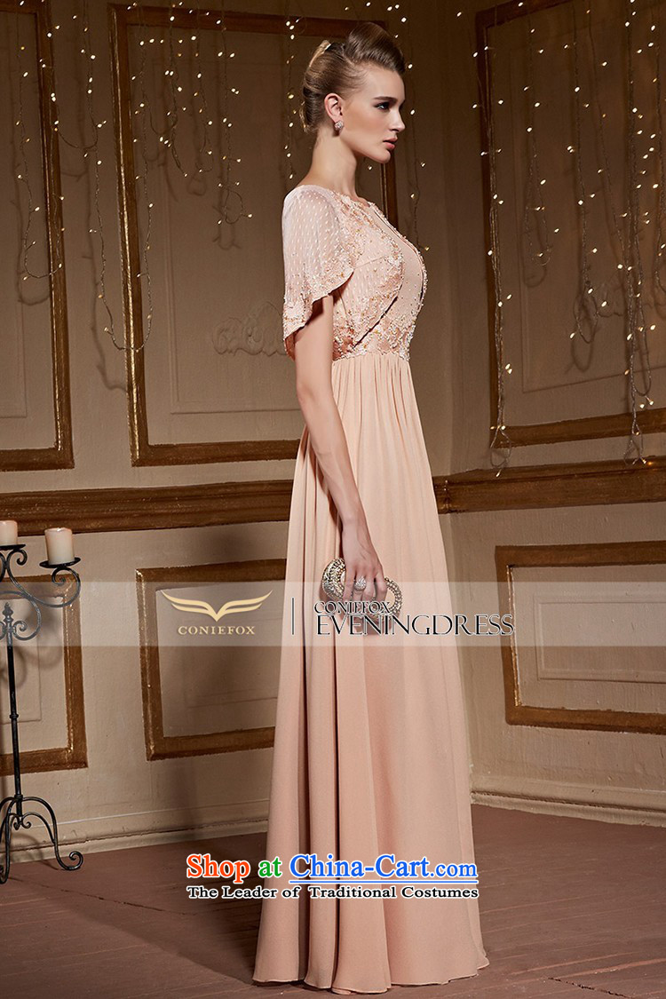 The kitsune court dress creative Sau San long gown auspices dresses shawls banquet female evening drink service temperament dress long skirt 31033 apricot XXL pre-sale prices, pictures, brand platters! The elections are supplied in the national character of distribution, so action, buy now enjoy more preferential! As soon as possible.