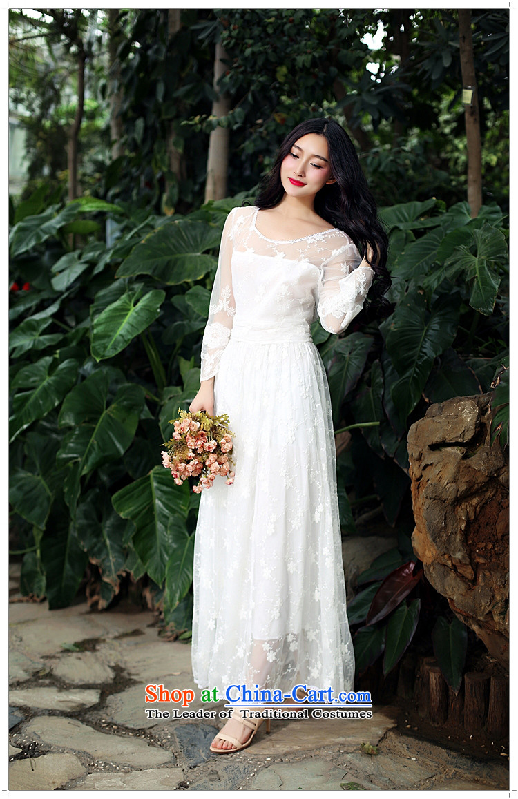 In accordance with the intention is thicker  9566# full lace large beyond-the-long skirt court dress lace dresses White M picture, prices, brand platters! The elections are supplied in the national character of distribution, so action, buy now enjoy more preferential! As soon as possible.