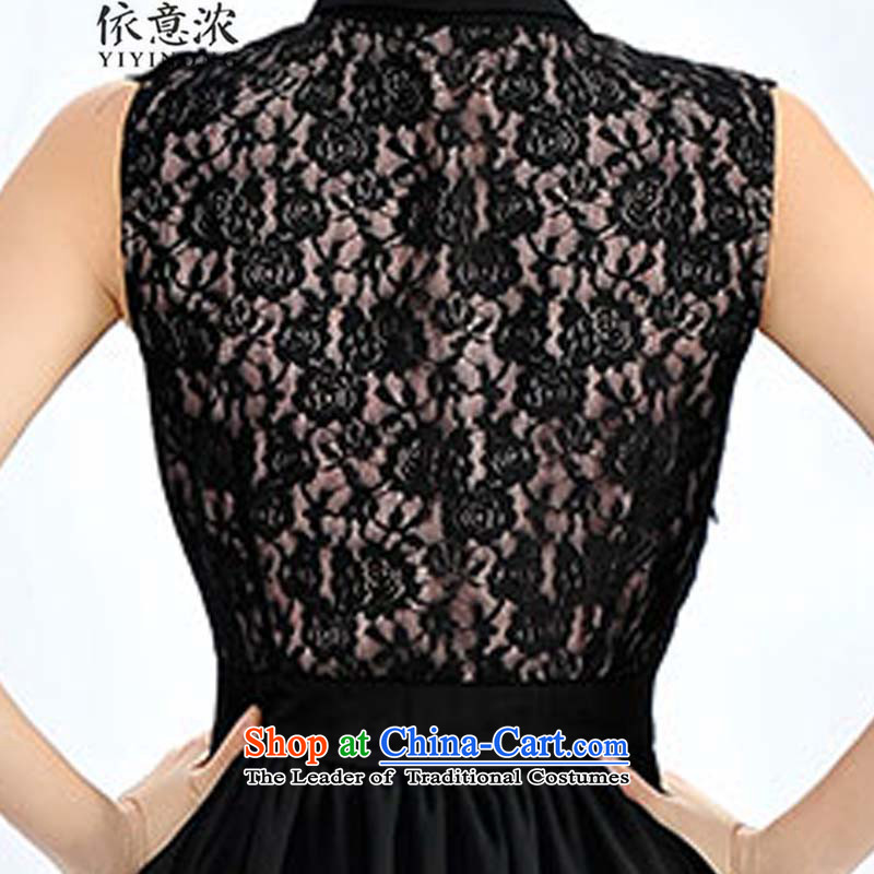 In accordance with the intention is thicker  8201# lapel lace show) side of the forklift truck large dresses dragging skirts , in accordance with the meaning of the blue YIYINONG enrichment () , , , shopping on the Internet