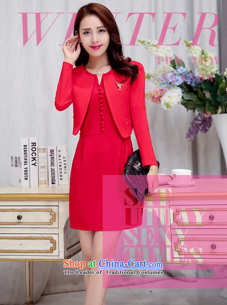 The autumn 2015 new o-star two kits dresses Sau San simple and classy red dress dress red and black XL Photo, prices, brand platters! The elections are supplied in the national character of distribution, so action, buy now enjoy more preferential! As soon as possible.