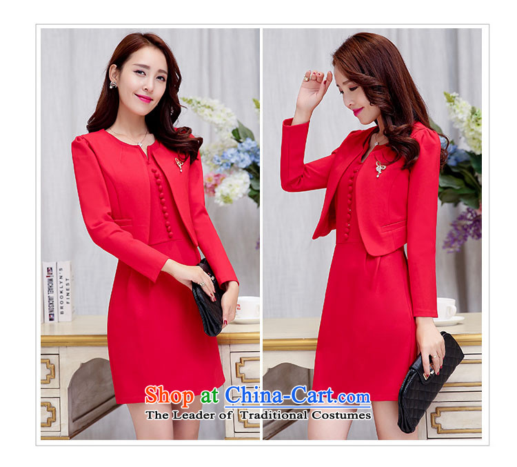 The autumn 2015 new o-star two kits dresses Sau San simple and classy red dress dress red and black XL Photo, prices, brand platters! The elections are supplied in the national character of distribution, so action, buy now enjoy more preferential! As soon as possible.