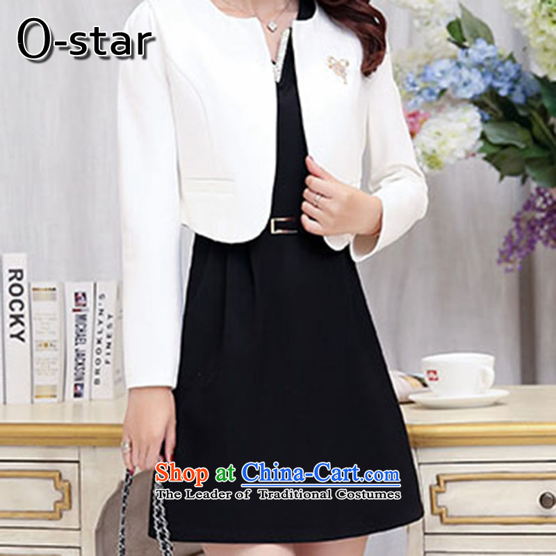 The autumn 2015 new o-star Sau San minimalist long-sleeved dresses dress two kits dresses white Xl,o-star,,, shopping on the Internet