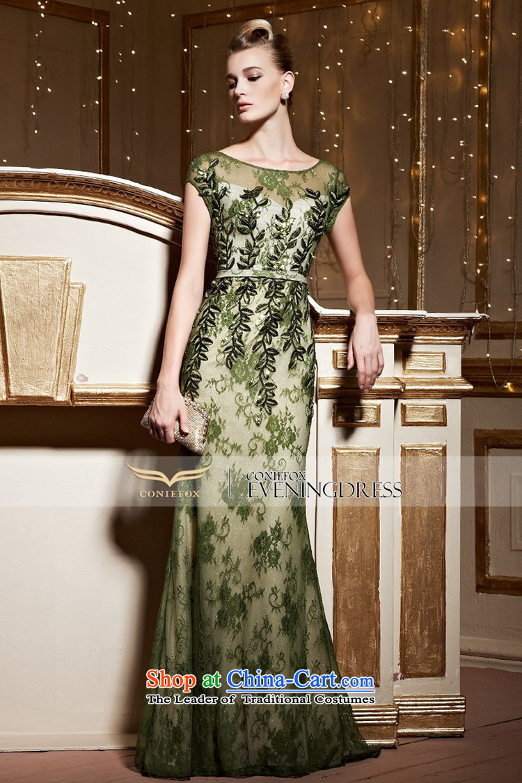 Creative Fox crowsfoot package shoulder banquet evening dresses lace tail dress long skirt annual meeting under the auspices of the girl will dress bows services long over KRW 3,105.6 M pictures, price dark green, brand platters! The elections are supplied in the national character of distribution, so action, buy now enjoy more preferential! As soon as possible.
