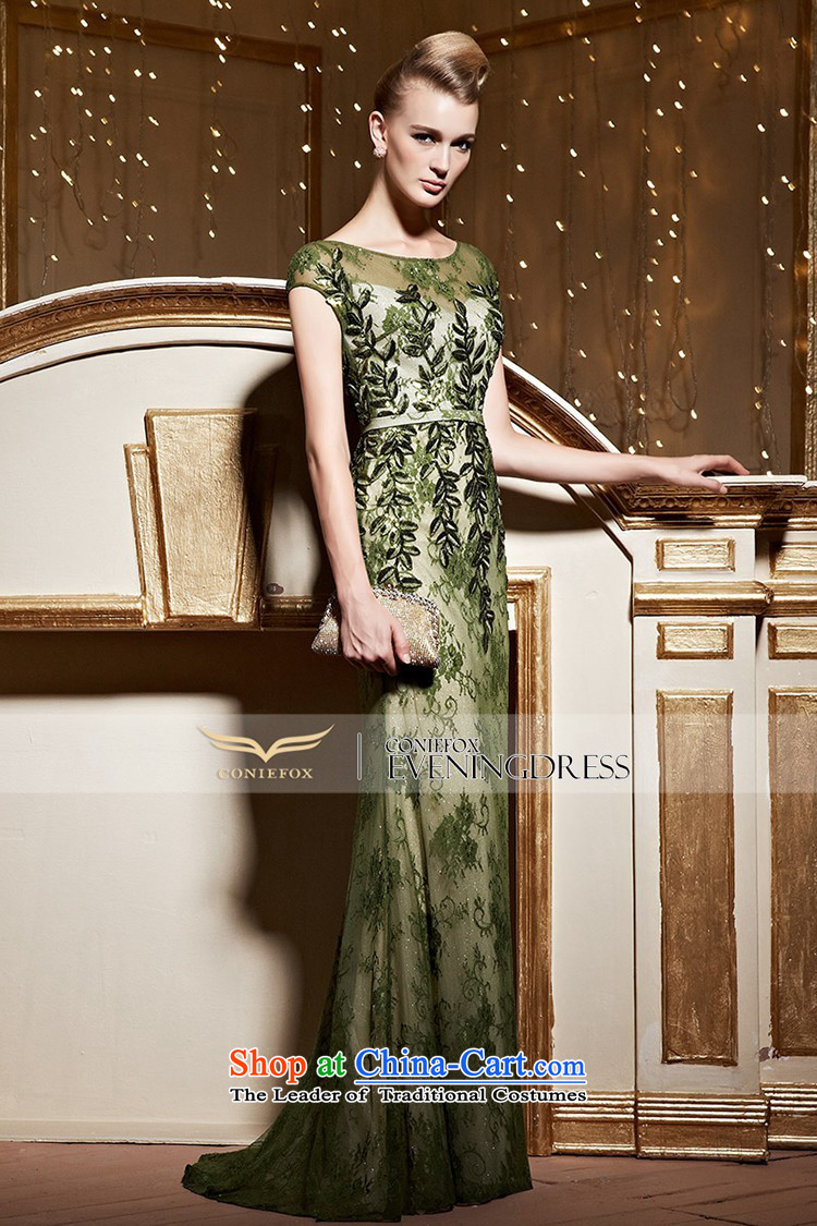 Creative Fox crowsfoot package shoulder banquet evening dresses lace tail dress long skirt annual meeting under the auspices of the girl will dress bows services long over KRW 3,105.6 M pictures, price dark green, brand platters! The elections are supplied in the national character of distribution, so action, buy now enjoy more preferential! As soon as possible.
